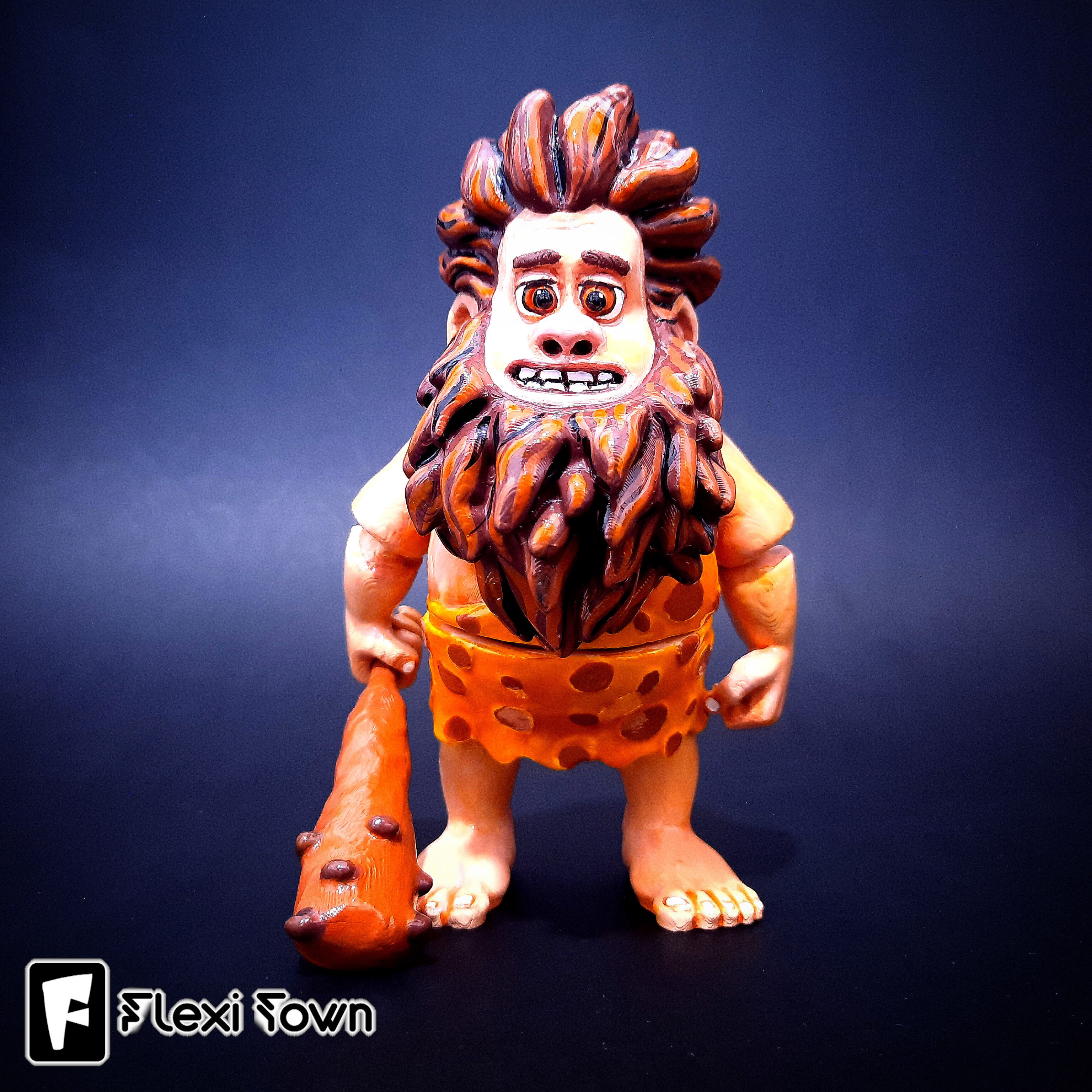 Flexi Print-in-Place Caveman